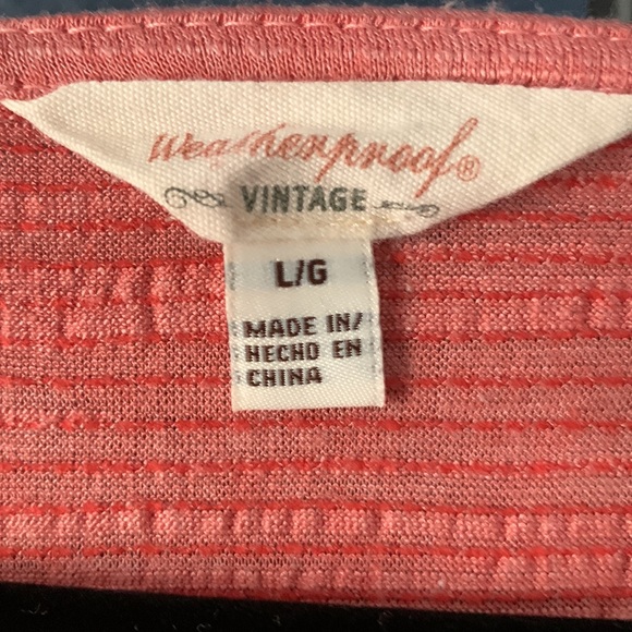 Weatherproof Top with Tie Front - Picture 4 of 4